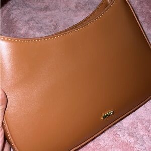 Tan Leather Shoulder Bag